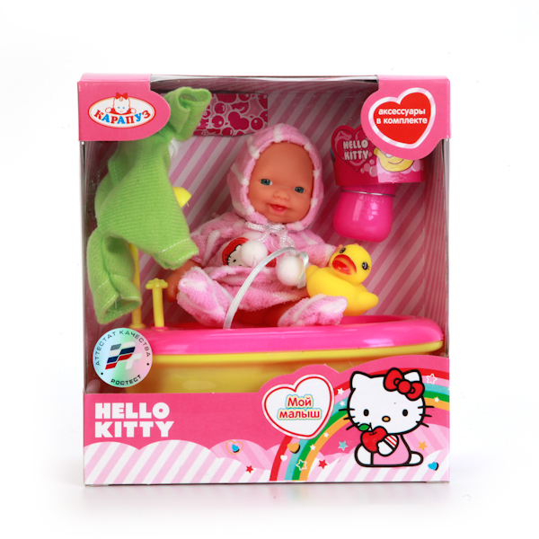 Пупс - Hello Kitty в ванночке, 10 см  